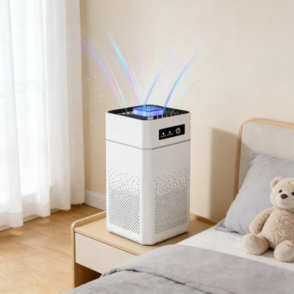 Smart H13 HEPA Air Purifier - Large Room Home & Office Ionizer - Medical Grade Filter for Dust, Pet Smoke & Allergens - Minimalist Tower