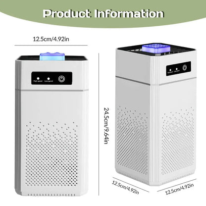 Smart H13 HEPA Air Purifier - Large Room Home & Office Ionizer - Medical Grade Filter for Dust, Pet Smoke & Allergens - Minimalist Tower